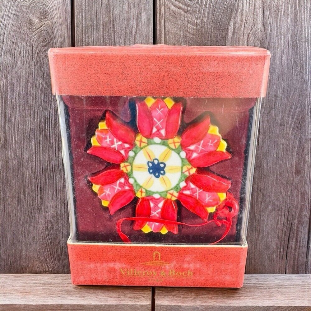 Villeroy and Boch Ornament Scandinavian Christmas Rosemahl Style New In Box